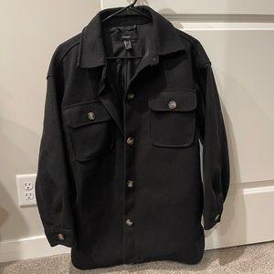 Forever 21 black shacket